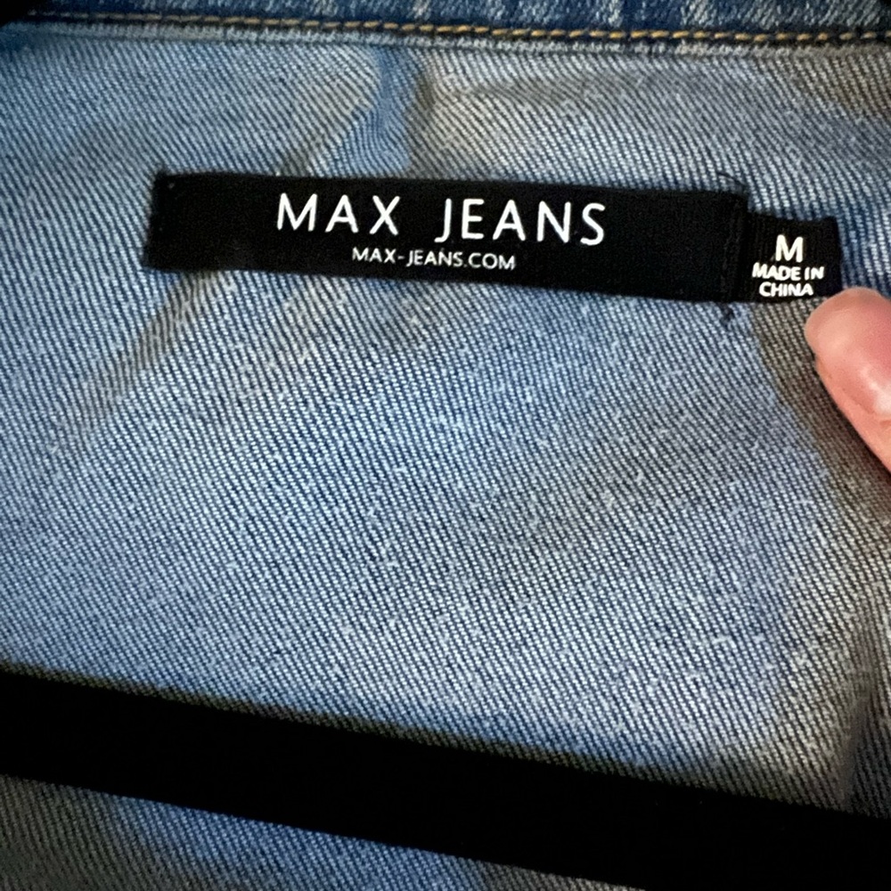 Max Jeans Jean Jacket in Excellent Condition - Picture 5 of 7